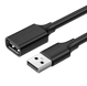 UGREEN USB 2.0 MALE TO TYPE A FEMALE CABLE 5M BLACK