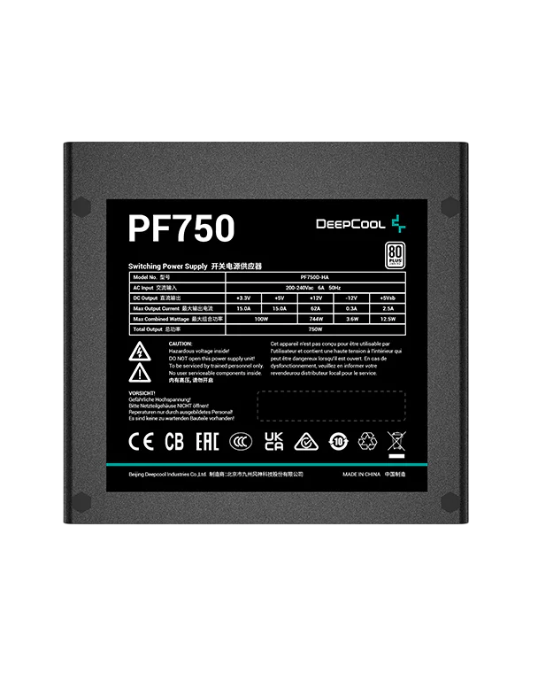 DEEPCOOL PF750D 750W 80 PLUS