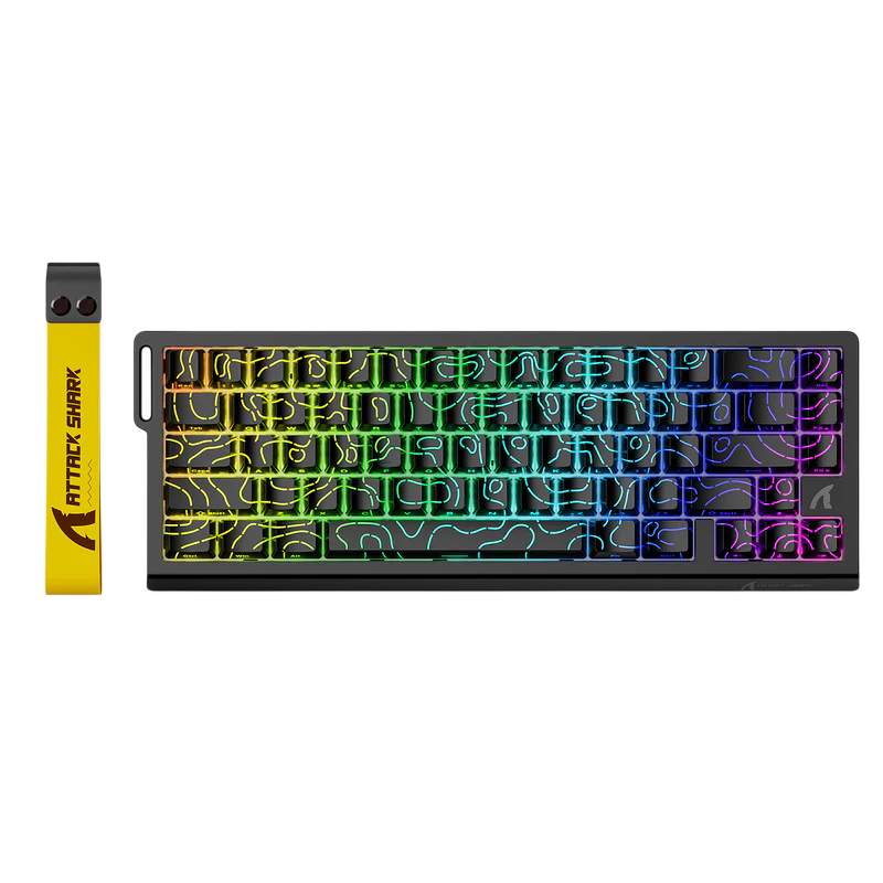 ATTACK SHARK X68HE - BLACK CONTOUR LINES
