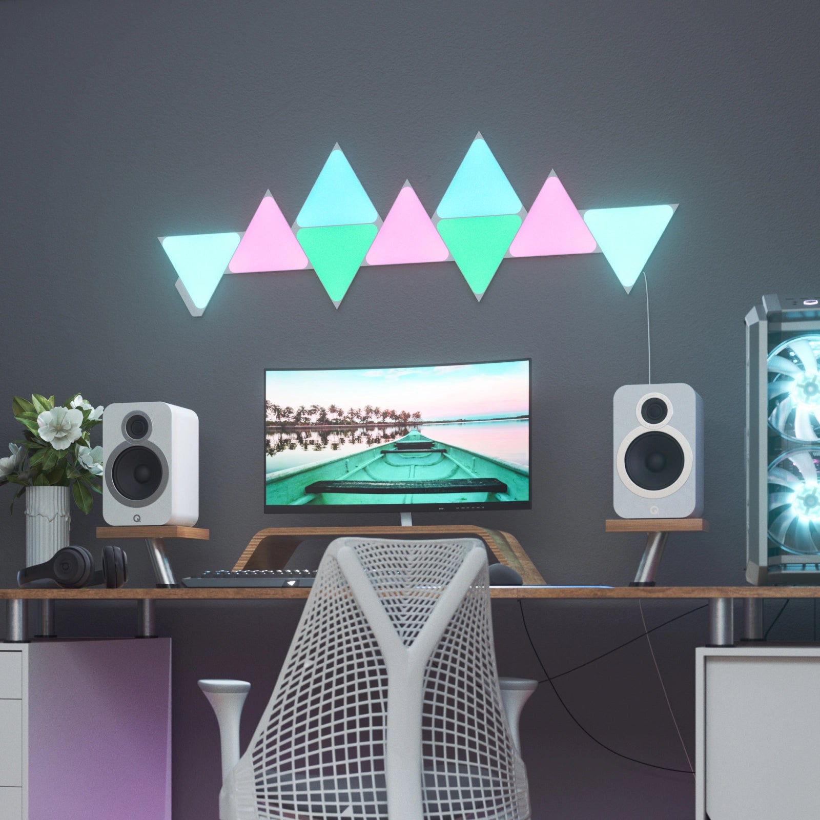 NANOLEAF SHAPES TRIANGLES SMART RGBW LIGHT PANELS