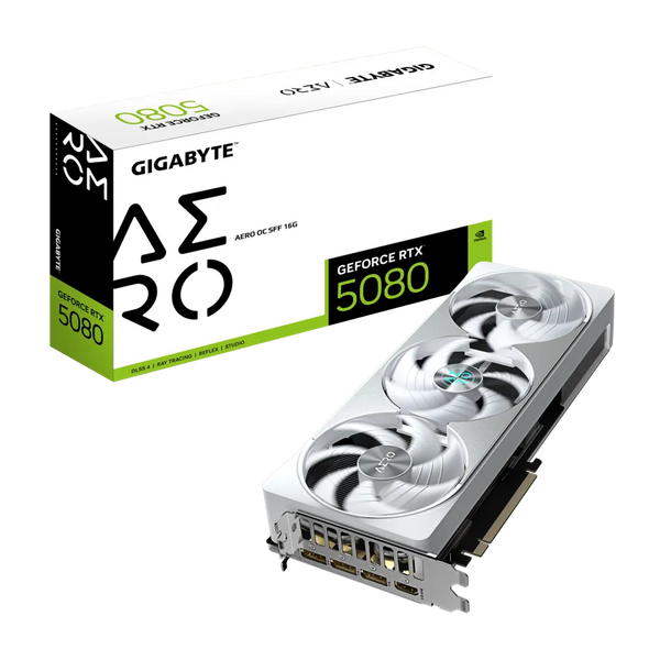 GIGABYTE GEFORCE RTX 5080 16GB AERO OC EDITION - WHITE