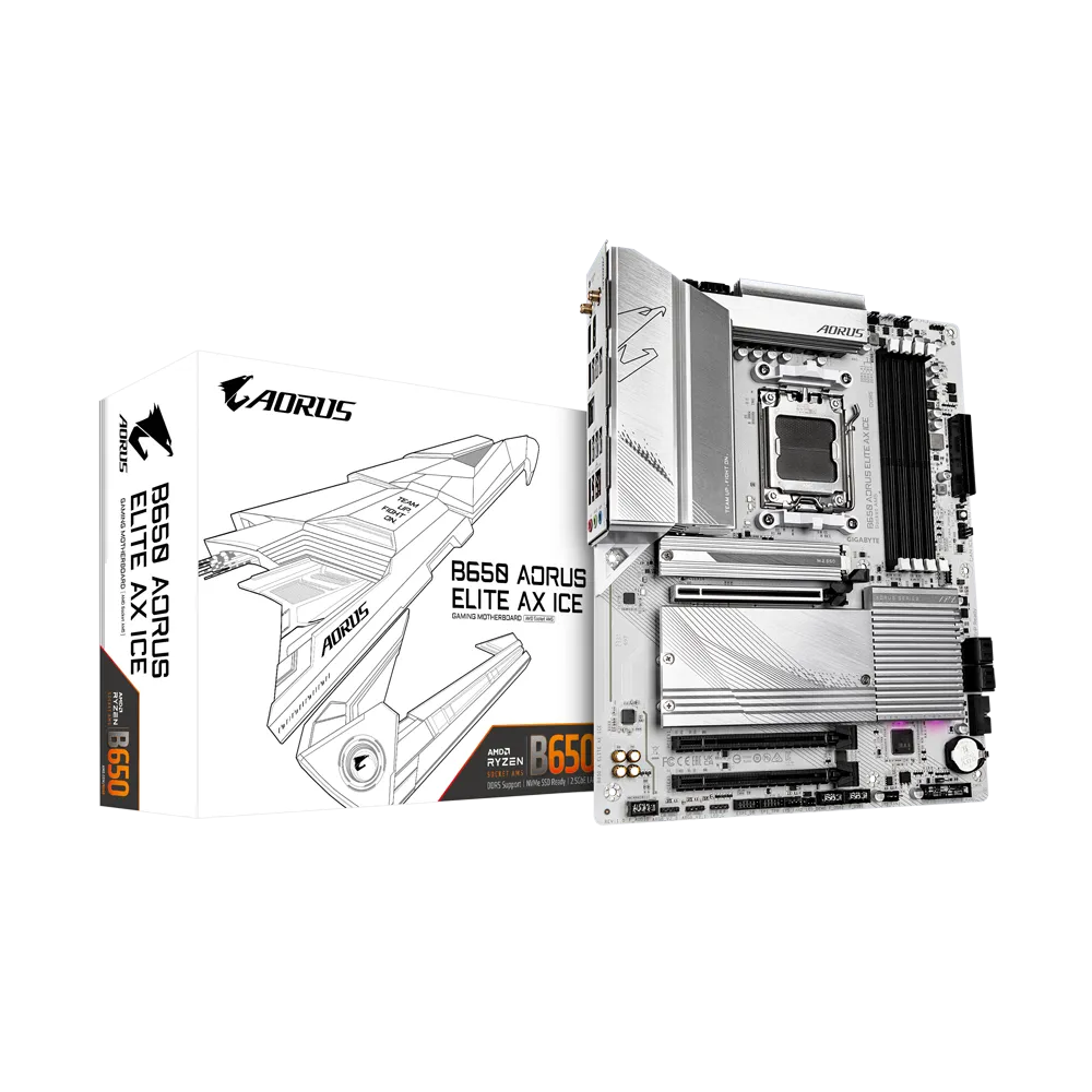 GIGABYTE B650 AORUS ELITE AX ICE - AMD AM5 DDR5