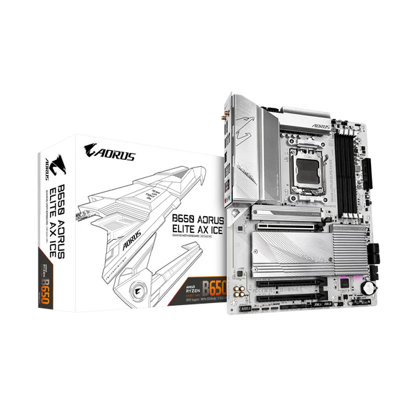 GIGABYTE B650 AORUS ELITE AX ICE - AMD AM5 DDR5