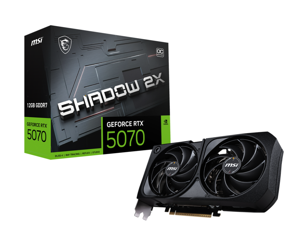 MSI GEFORCE RTX 5070 12GB SHADOW OC EDITION