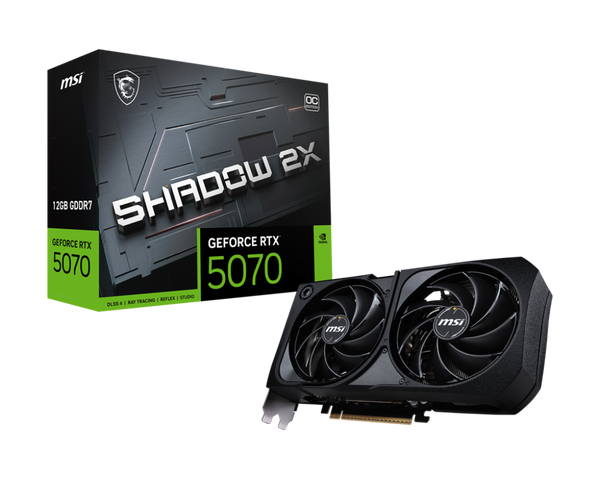 MSI GEFORCE RTX 5070 12GB SHADOW OC EDITION
