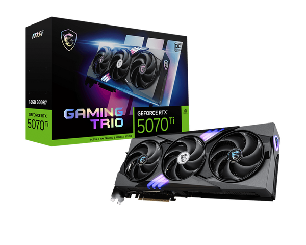 MSI GEFORCE RTX 5070 TI 16GB GAMING TRIO OC EDITION