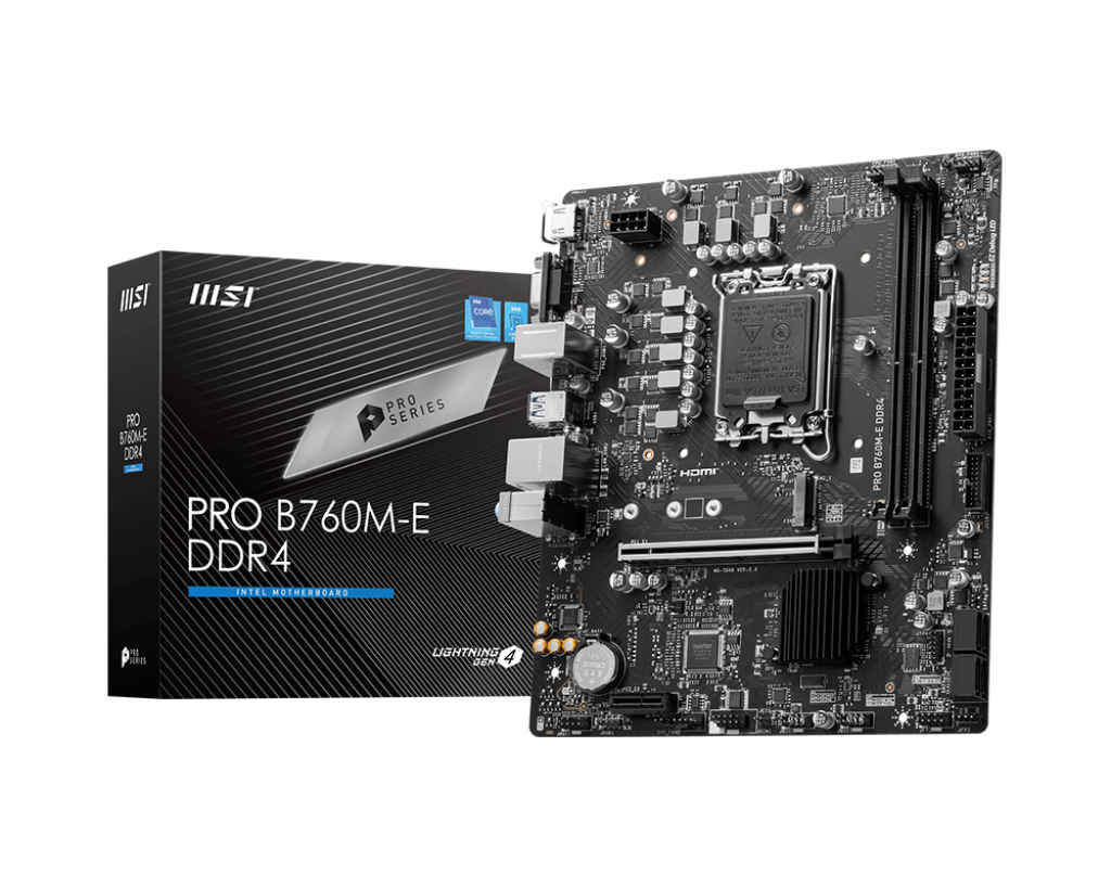 MSI PRO B760M-E DDR4 - INTEL LGA 1700 DDR4
