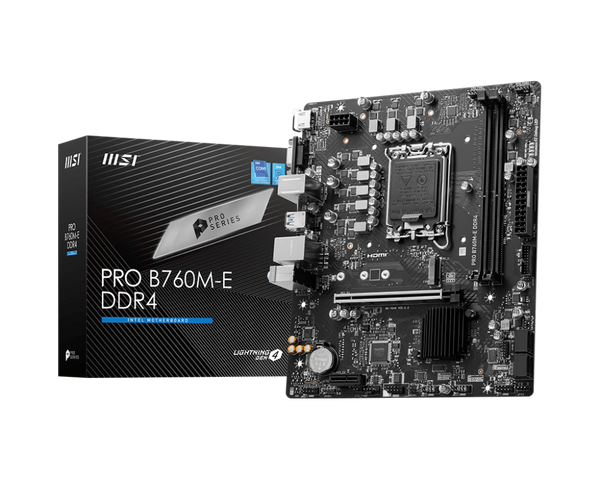 MSI PRO B760M-E DDR4 - INTEL LGA 1700 DDR4