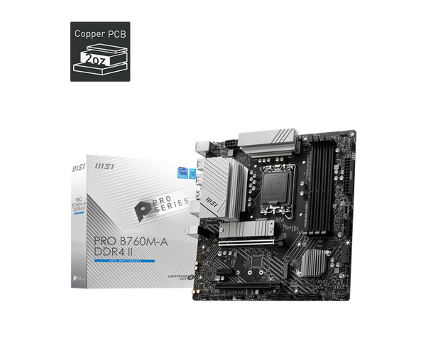 MSI PRO B760M-A DDR4 II - INTEL LGA 1700 DDR4