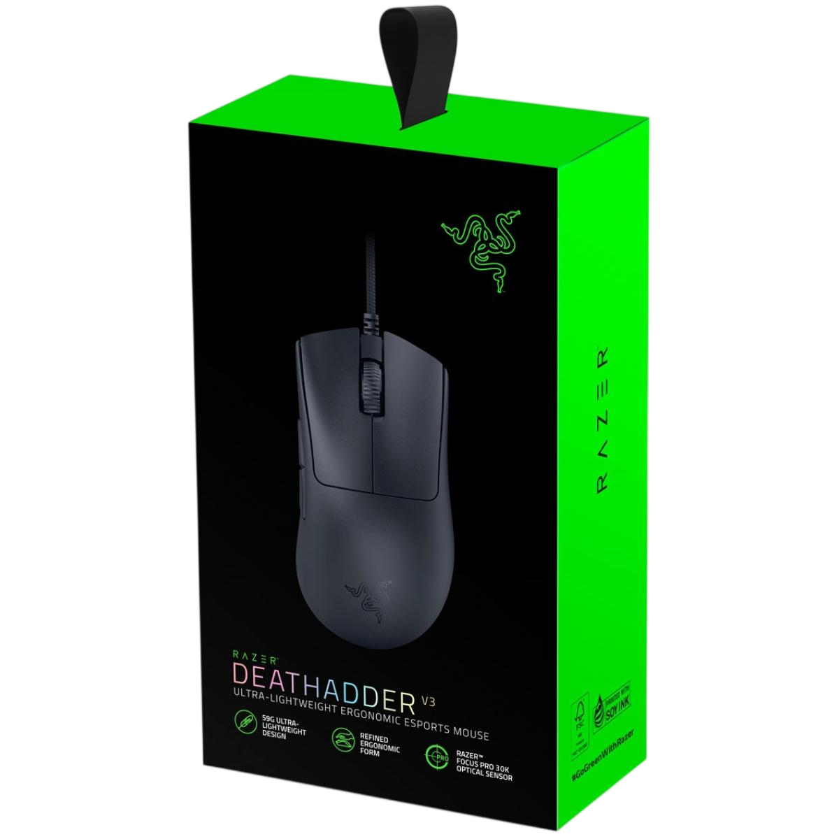 RAZER DEATHADDER V3 WIRED - BLACK
