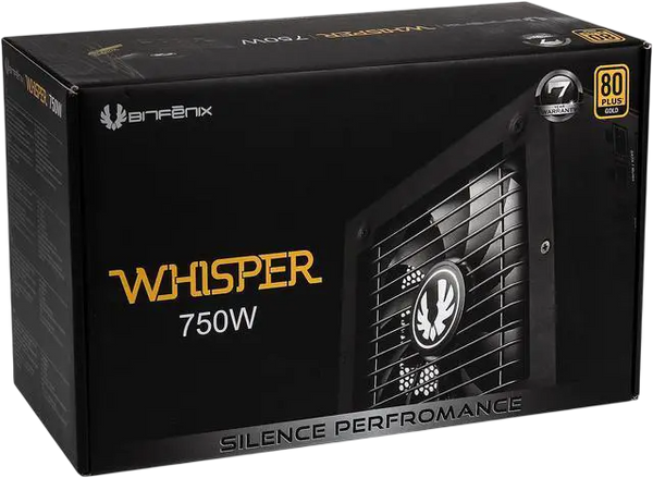BITFENIX WHISPER 750W GOLD FULLY MODULAR