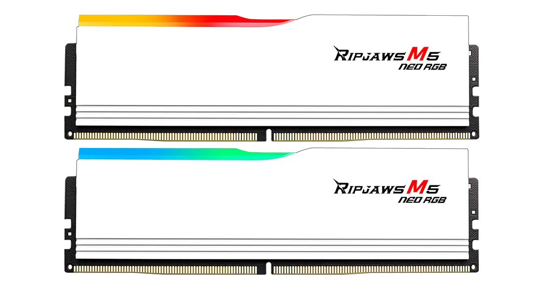 G.SKILL RIPJAWS M5 NEO RGB 32GB (2x16GB) DDR5 6000MHz CL36 - WHITE
