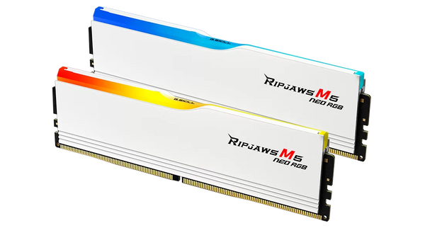 G.SKILL RIPJAWS M5 NEO RGB 32GB (2x16GB) DDR5 6000MHz CL36 - WHITE