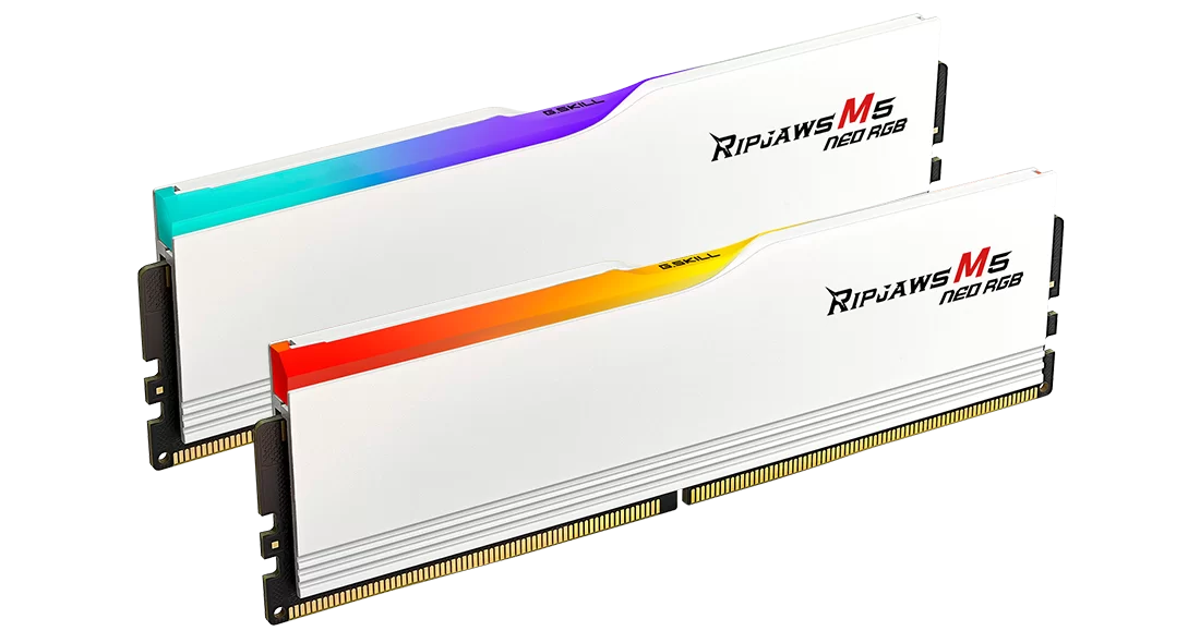 G.SKILL RIPJAWS M5 NEO RGB 32GB (2x16GB) DDR5 6000MHz CL36 - WHITE