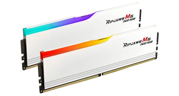 G.SKILL RIPJAWS M5 NEO RGB 32GB (2x16GB) DDR5 6000MHz CL36 - WHITE