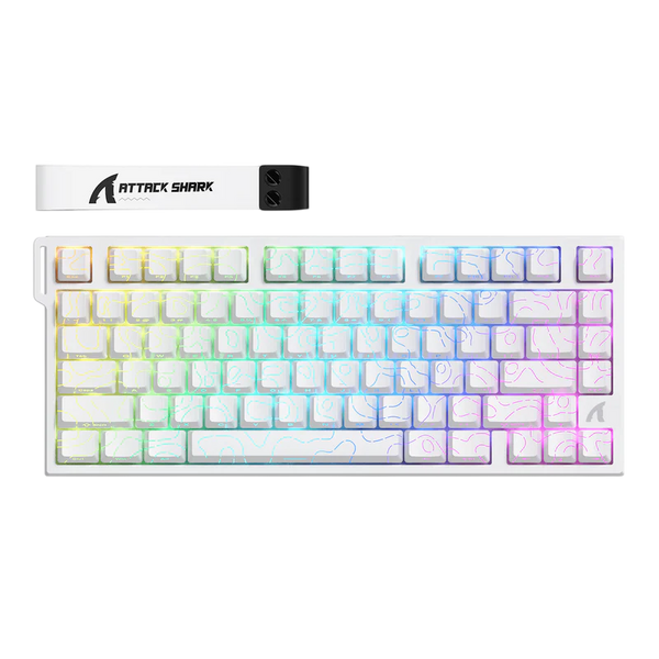 ATTACK SHARK R82 HE - WHITE CONTOUR