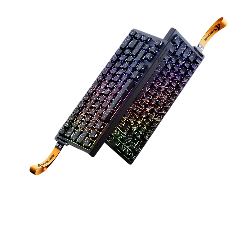 ATTACK SHARK X68HE - BLACK CONTOUR LINES
