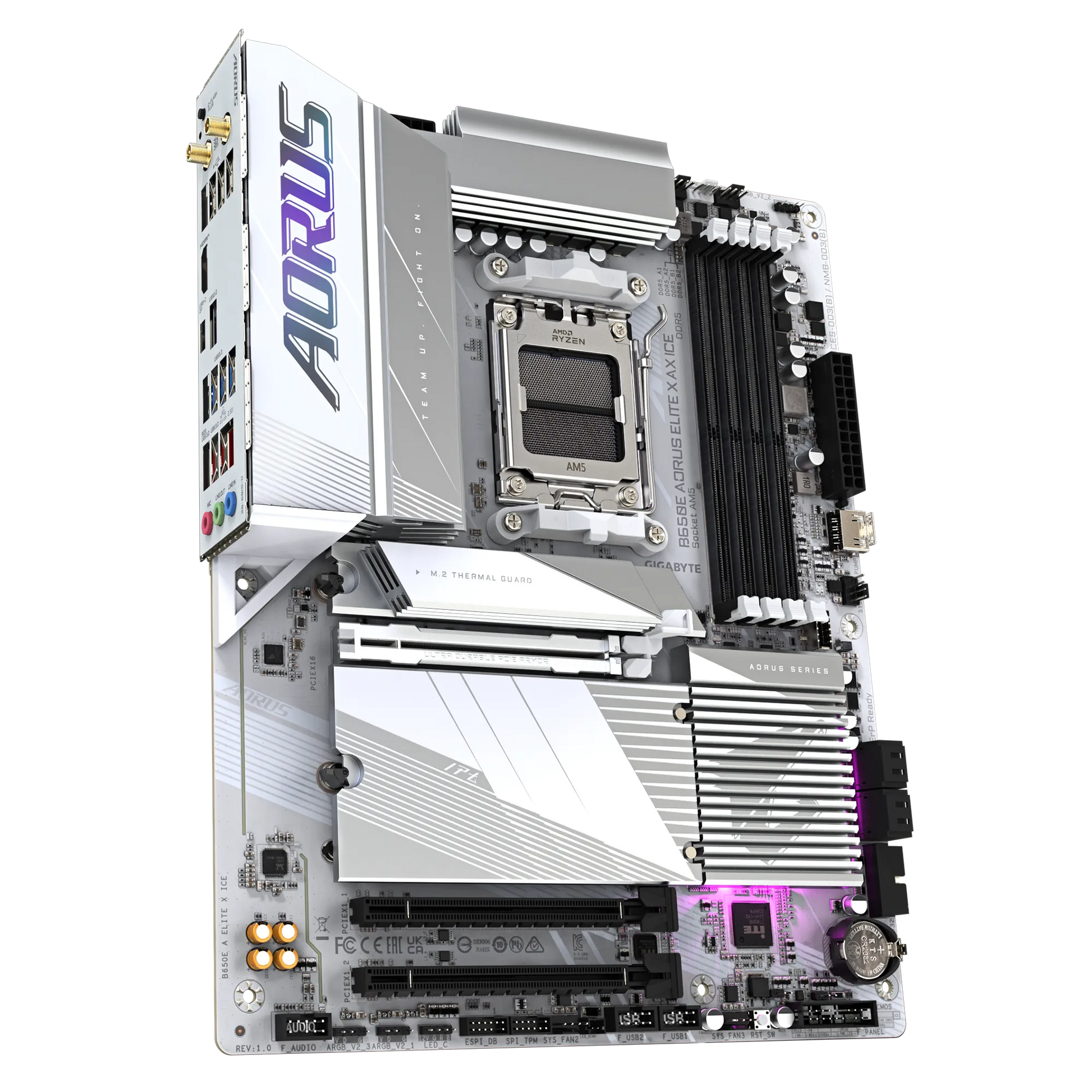 GIGABYTE B650E AORUS ELITE X AX ICE - AMD AM5 DDR5