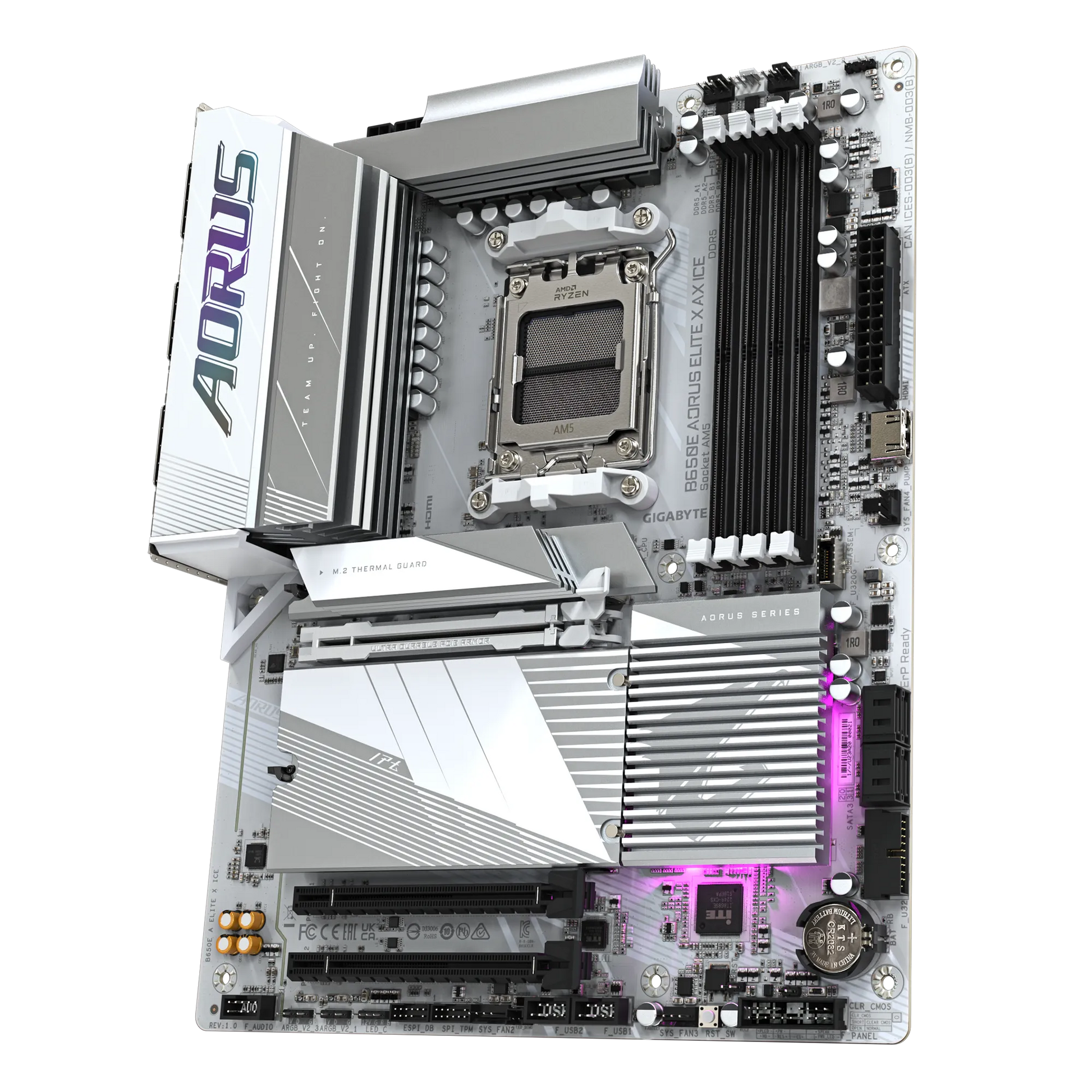 GIGABYTE B650E AORUS ELITE X AX ICE - AMD AM5 DDR5