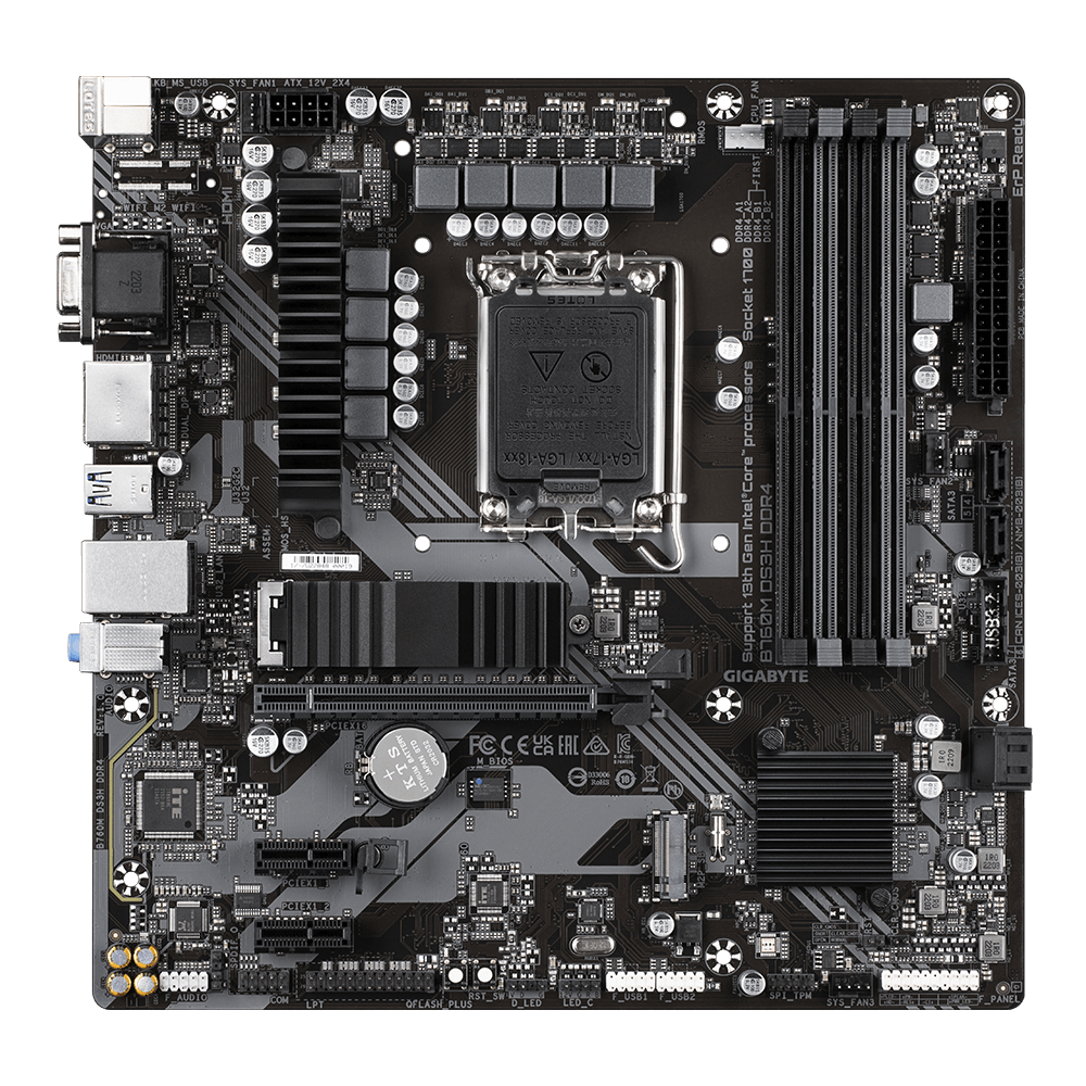 GIGABYTE B760M DS3H - INTEL LGA 1700 DDR4