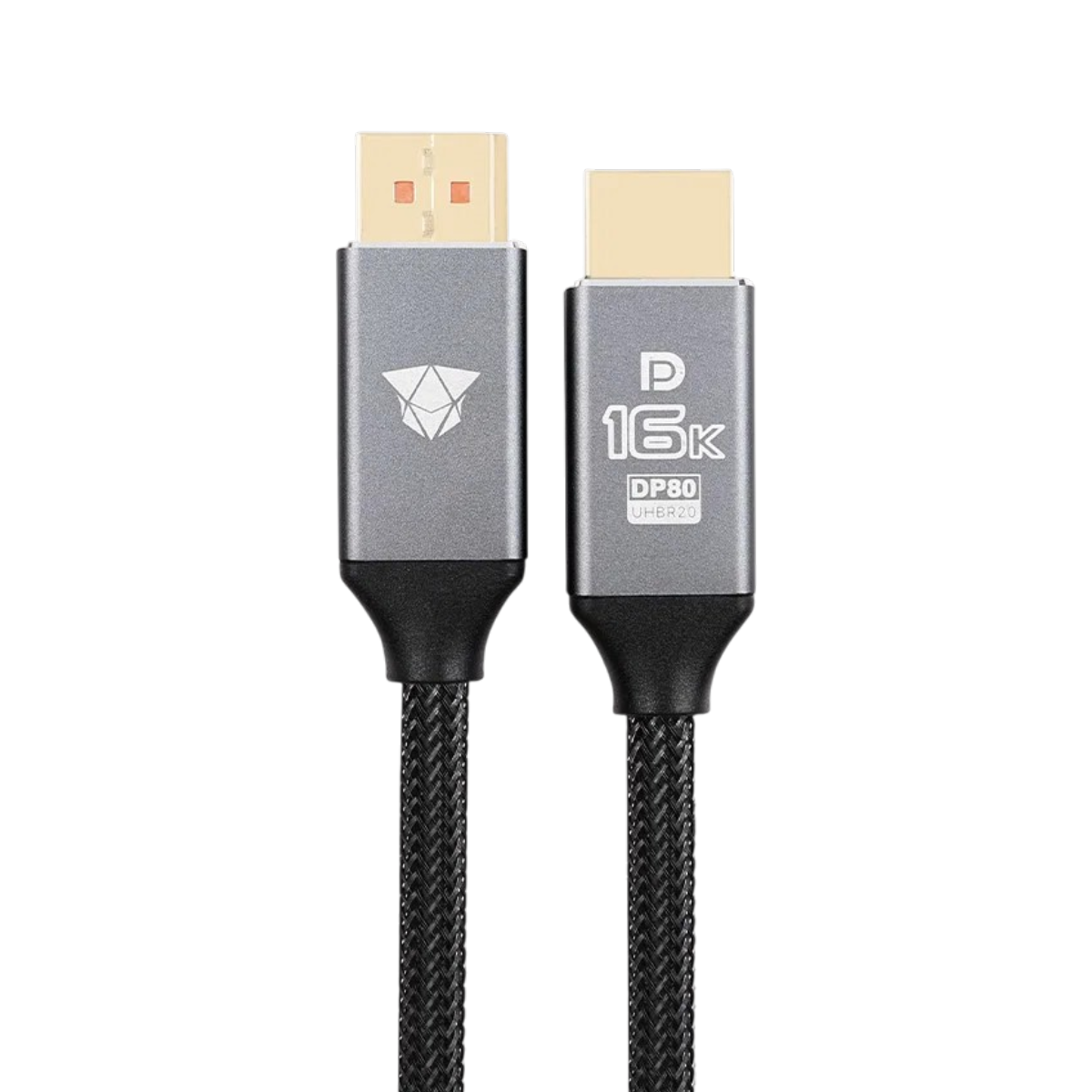NCTS DISPLAYPORT 2.1 CABLE 1.5M 16K 80GBPS HIGH SPEED BRAIDED DP TO DP CABLE