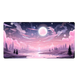 PURPLE FULL MOON - MOUSEPAD 90 X 40 CM