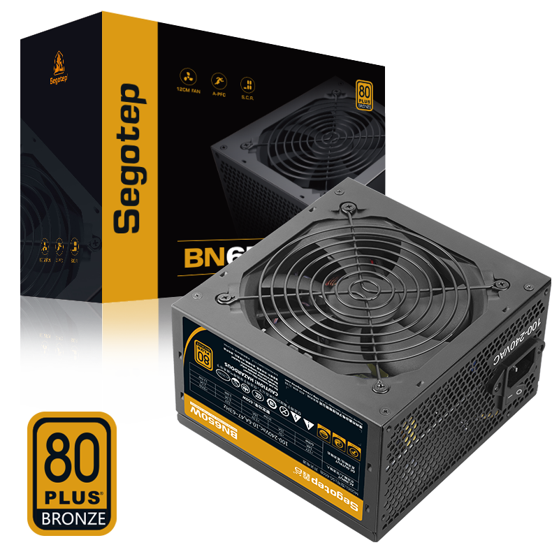 SEGOTEP BN650W 80 PLUS BRONZE ATX 3.0 - BLACK