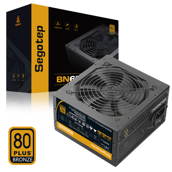 SEGOTEP BN650W 80 PLUS BRONZE ATX 3.0 - BLACK