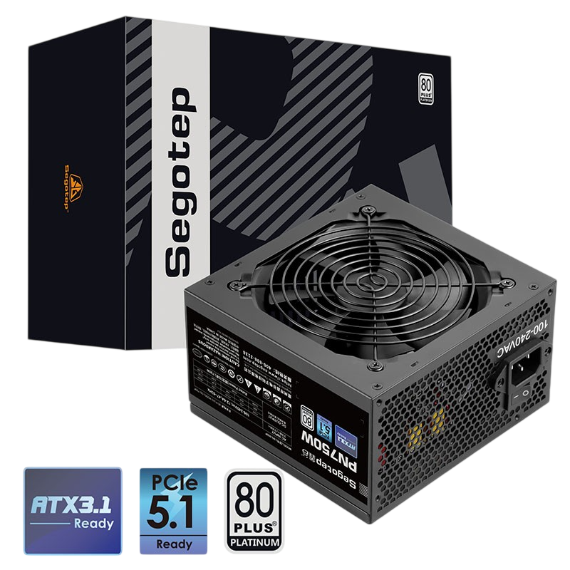 SEGOTEP PN750W 80 PLUS PLATINUM ATX 3.1 - BLACK