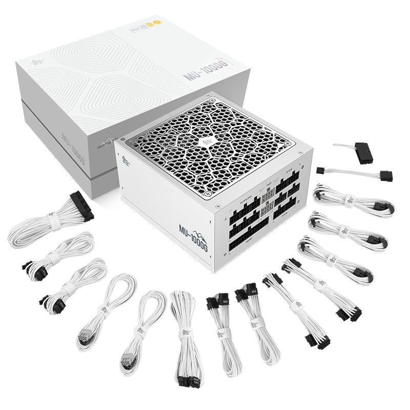 SEGOTEP MU-1000G 80 PLUS GOLD ATX 3.1 FULLY MODULAR - WHITE