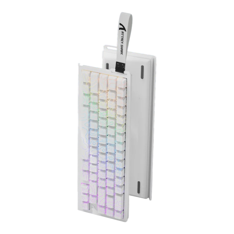 ATTACK SHARK X68 PRO HE - WHITE CONTOURS