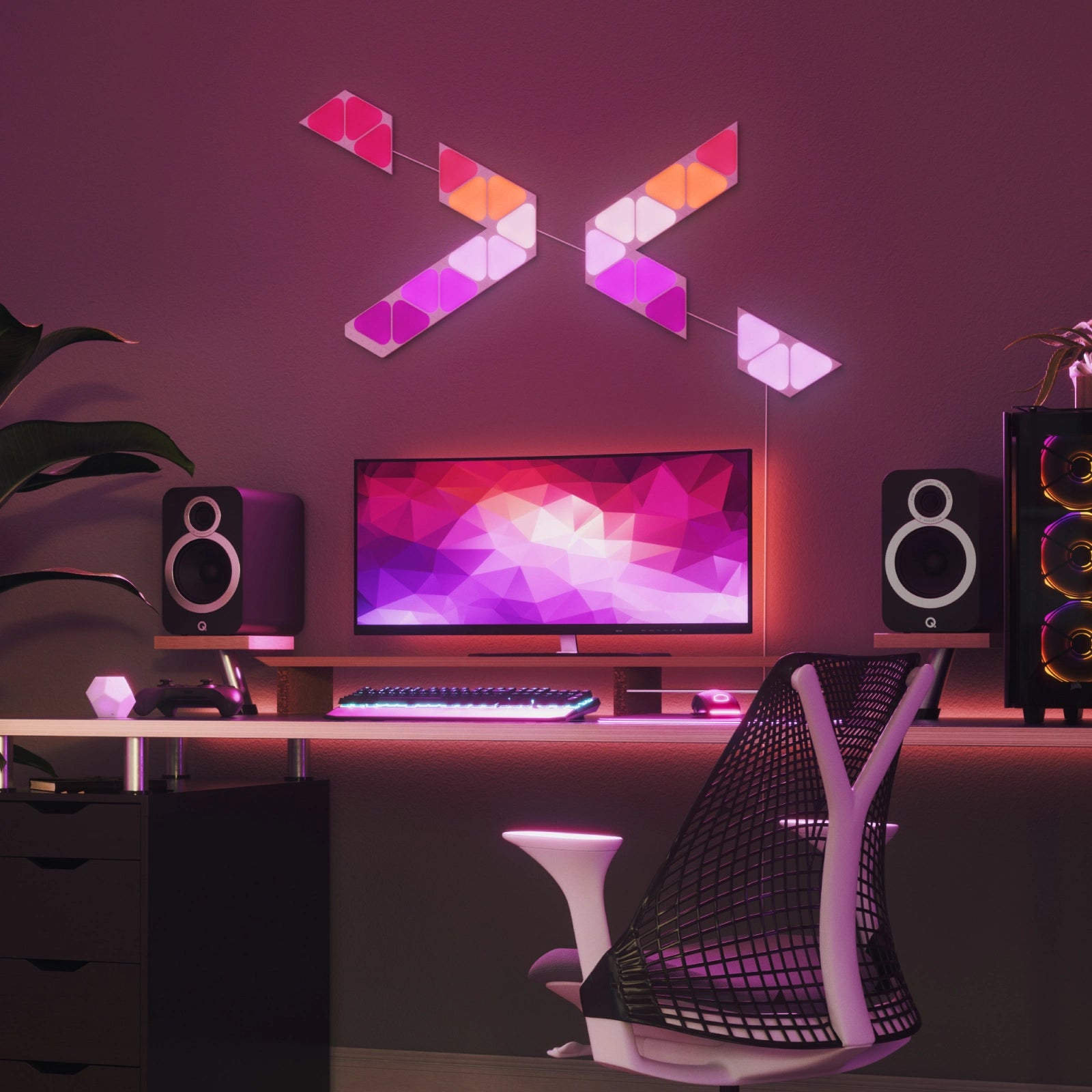NANOLEAF SHAPES MINI TRIANGLES SMART RGBW LIGHT PANELS