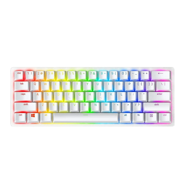 RAZER HUNTSMAN MINI 60% RED SWITCHES - WHITE
