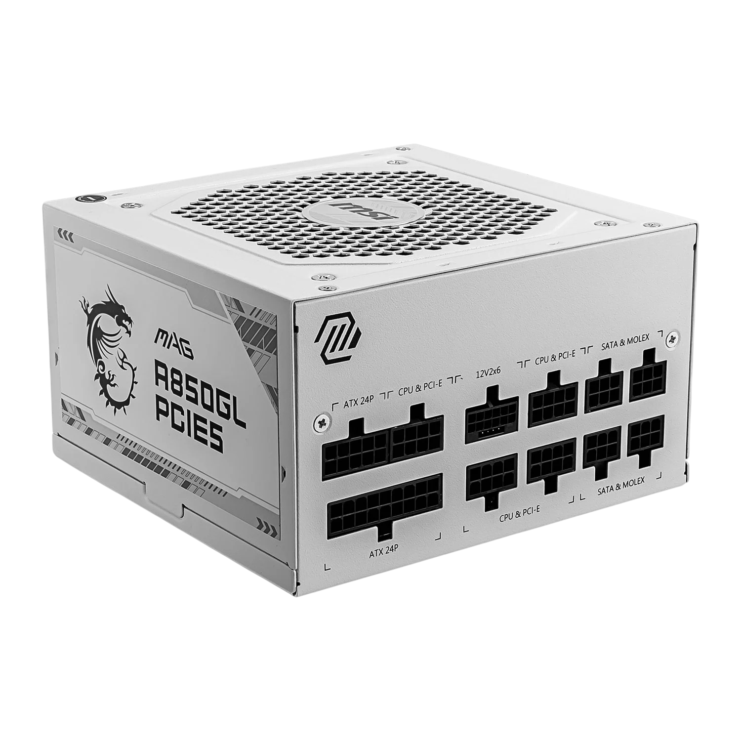 MSI MAG A850GL PCIE5 850W 80 PLUS GOLD ATX 3.1 FULLY MODULAR - WHITE