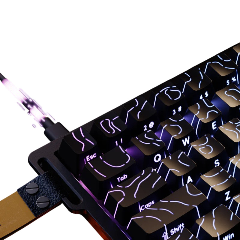 ATTACK SHARK X68HE - BLACK CONTOUR LINES