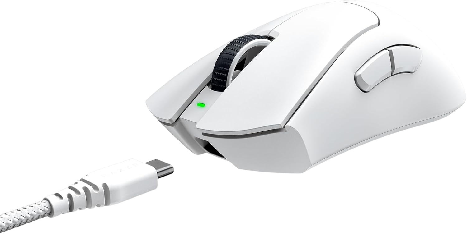 RAZER DEATHADDER V3 PRO WIRELESS - WHITE