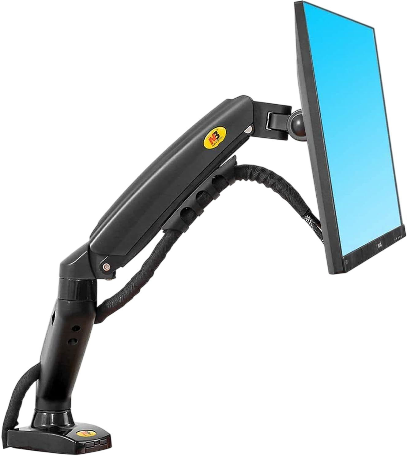 NB F80 GAS SPRING FULL MOTION DESK MONITOR ARM