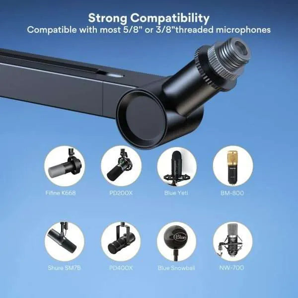 BLUE COMPASS UNIVERSAL MICROPHONE BOOM ARM
