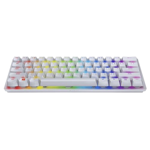 RAZER HUNTSMAN MINI 60% RED SWITCHES - WHITE