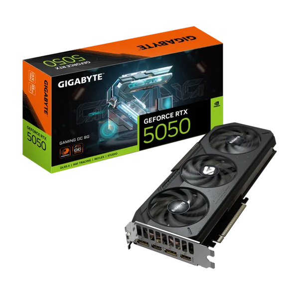 GIGABYTE GEFORCE RTX 5050 8GB GAMING OC - BLACK
