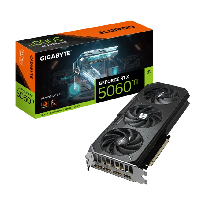 GIGABYTE GEFORCE RTX 5060 TI 8GB GAMING OC - BLACK