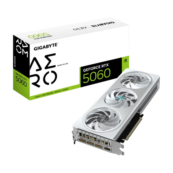 GIGABYTE GEFORCE RTX 5060 8GB AERO OC EDITION - WHITE