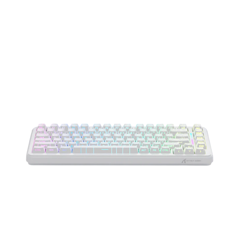 ATTACK SHARK X82 PRO HE - WHITE CONTOURS