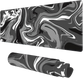 LIQUID BLACK WHITE V2 - MOUSEPAD 90 X 40 CM