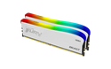 KINGSTON FURY BEAST RGB 16GB (2x8GB) DDR4 3600MT CL17 - WHITE SPECIAL EDITION