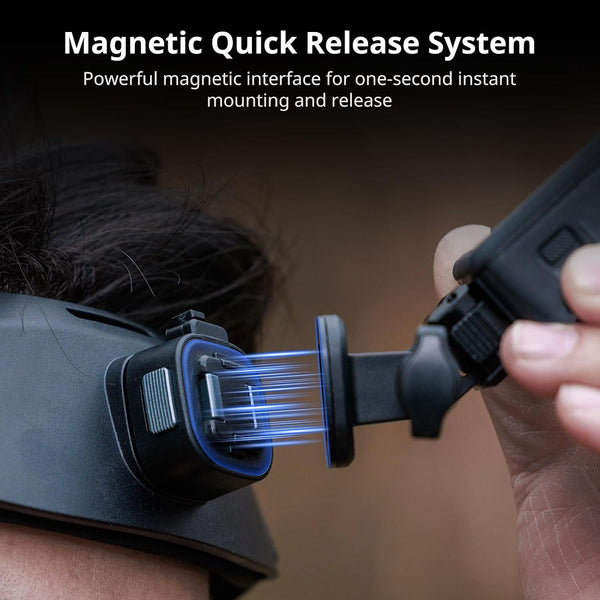 SMALLRIG HEAD STRAP MOUNT FOR ACTION CAMERAS AND PHONES - MAGNETIC QUICK RELEASE
