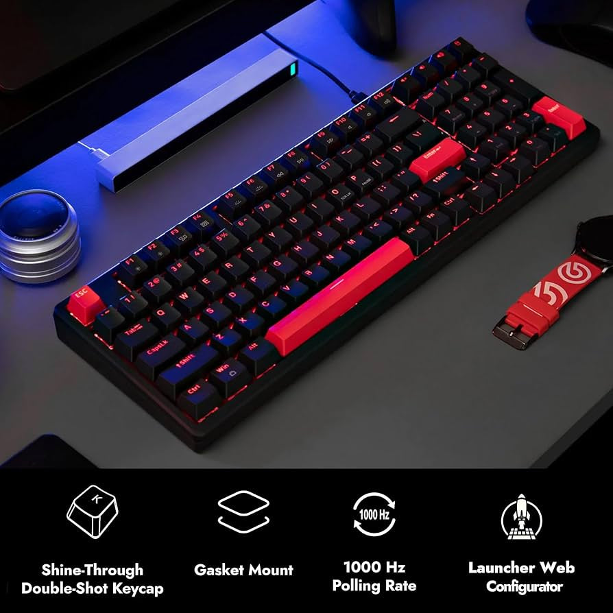 LEMOKEY X5 WIRED - RED SWITCH