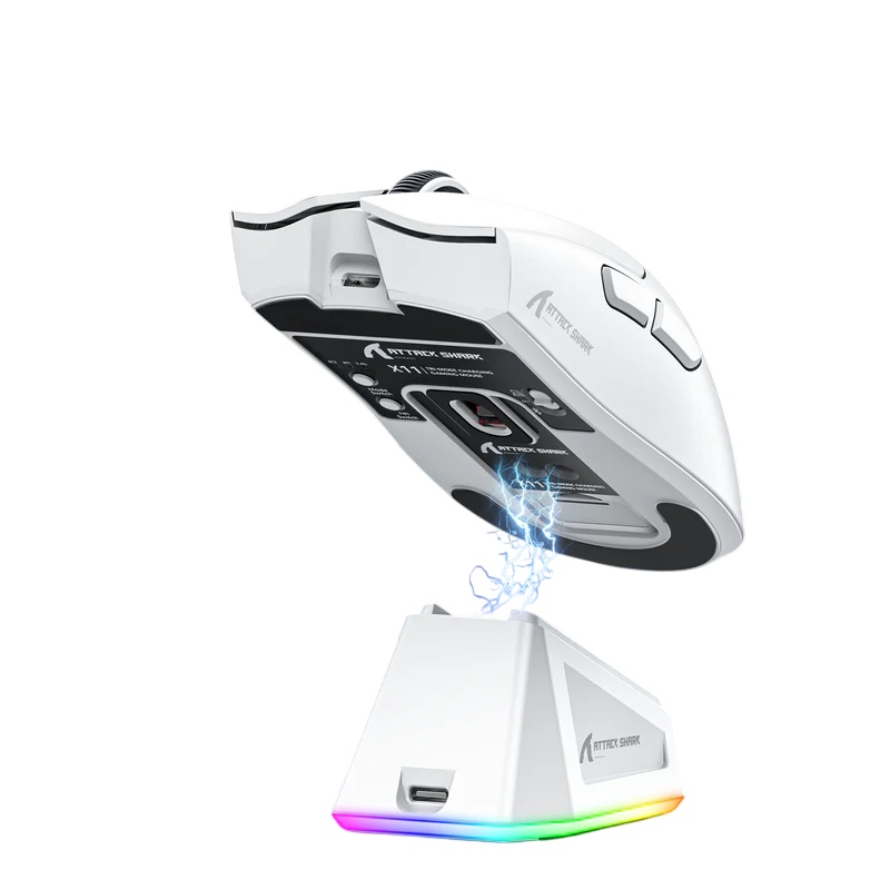 ATTACK SHARK X11 WIRELESS - WHITE