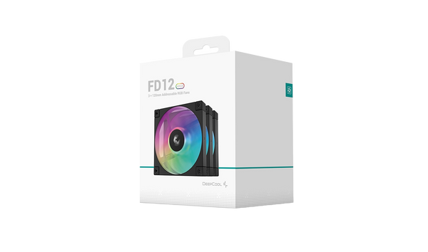 DEEPCOOL FD12 ARGB PACK OF 3 - BLACK