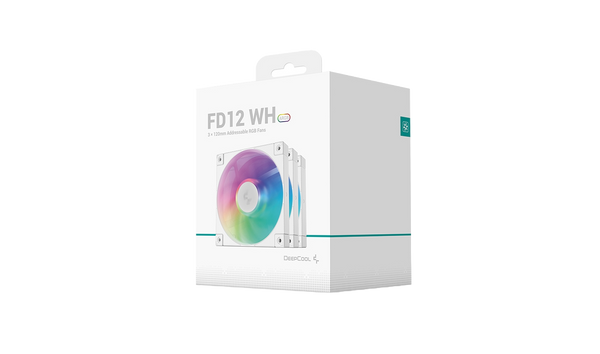 DEEPCOOL FD12 ARGB PACK OF 3 - WHITE
